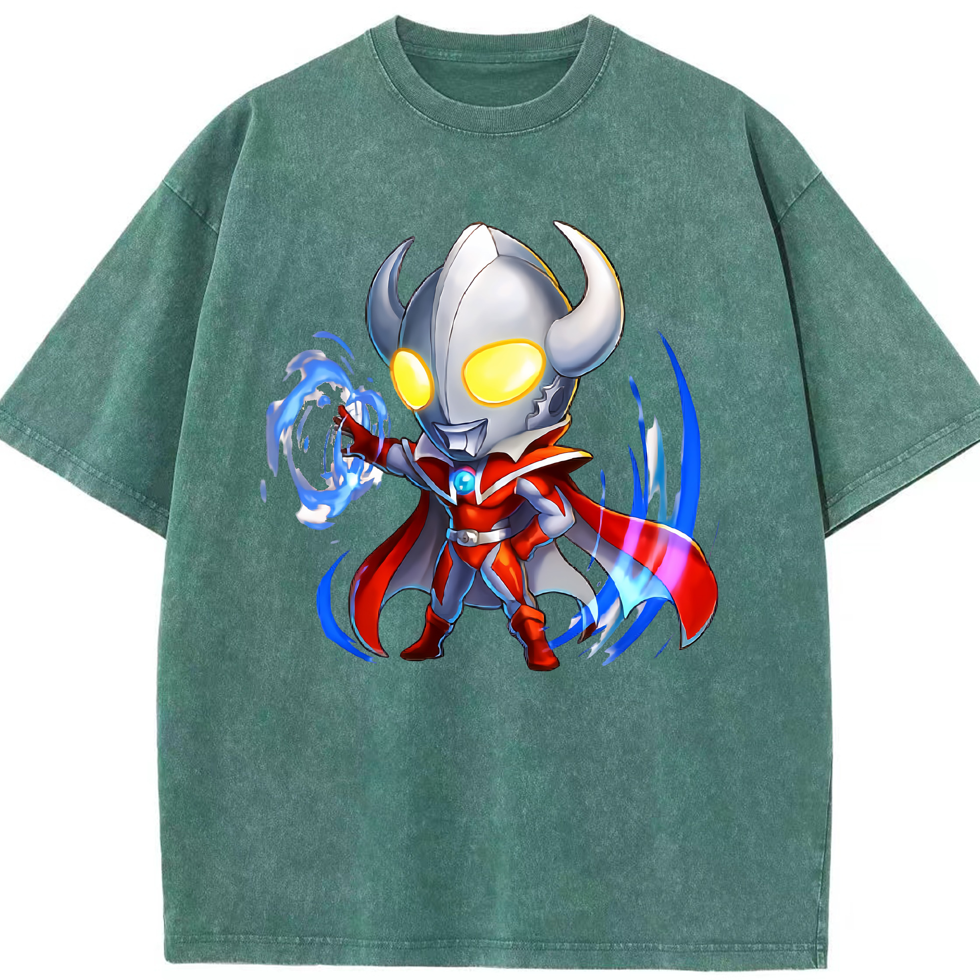 （画像用） ウルトラマン Ultraman 綿100% ヴィンテージ風 半袖Tシャツ（フロントプリント）